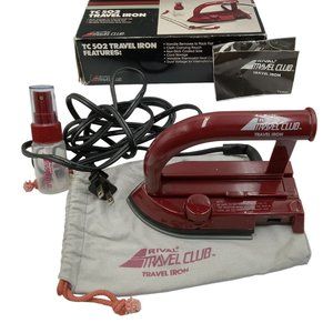 Rival Travel Club IRON TC 502 With Instructions, Carry Bag, Spray Bottle and Box